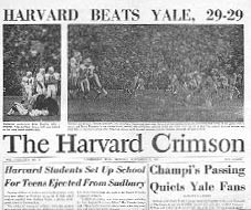Harvard Crimson newspaper 1968